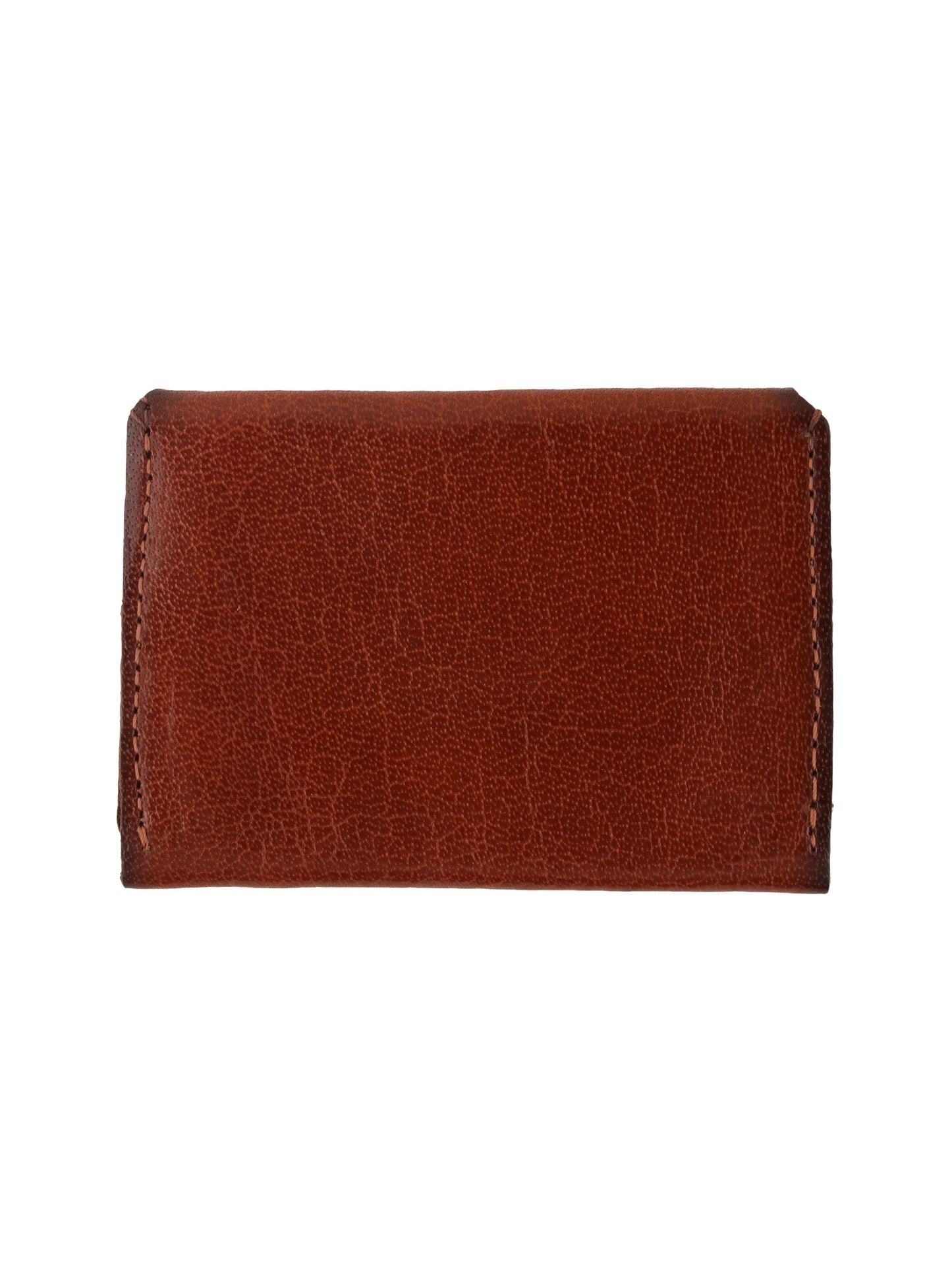 Two tone brown patina finish cardholder