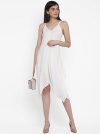 Free Size White Beach Wear Dress