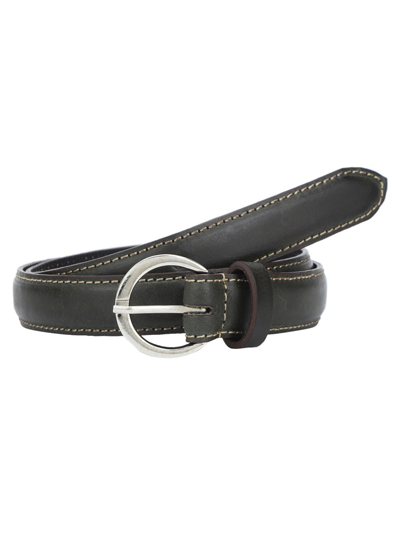 Dark green profile belt Aditi Wasan