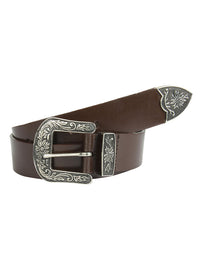 genuine leather men brown cowboy belt aw brcobl229 brown