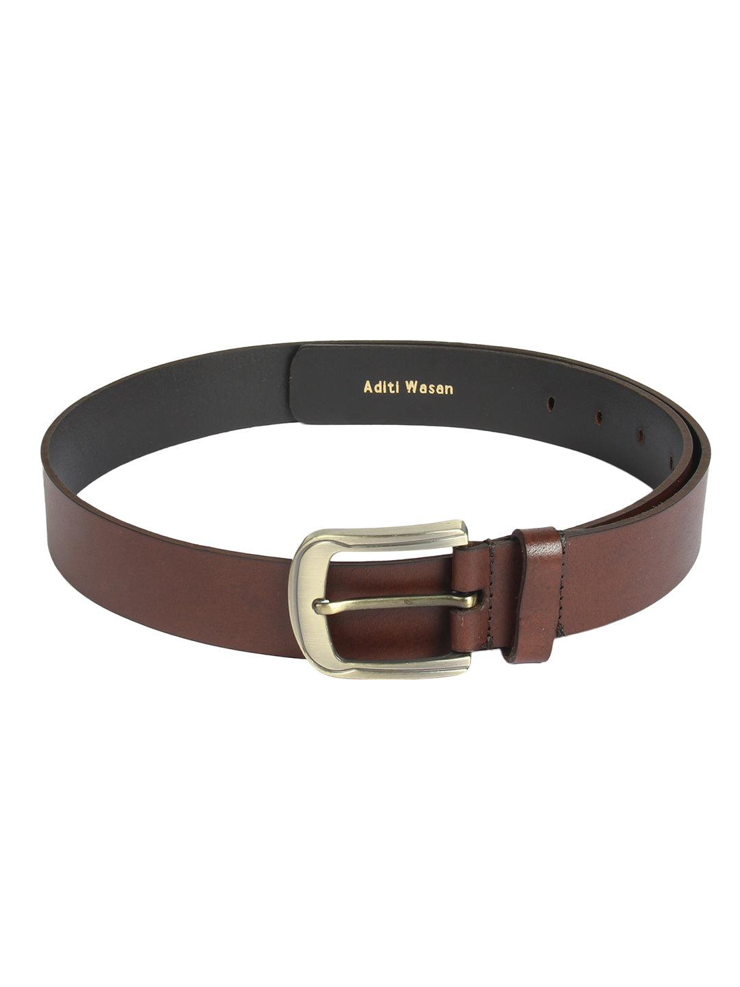 Genuine leather brown belt Aditi Wasan
