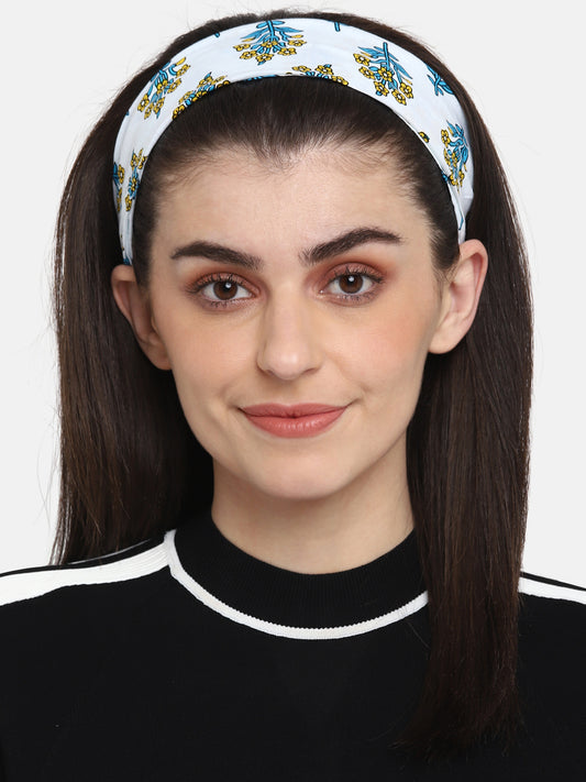 Floral Printed Headband Aditi Wasan