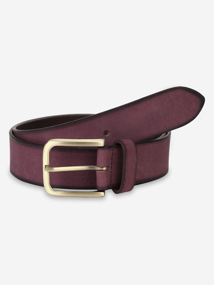 maroon elegant belt