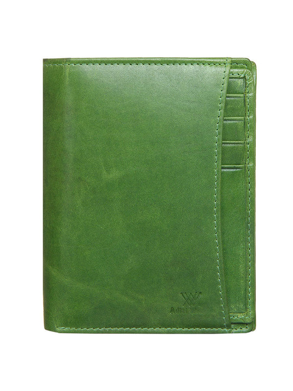 genuine leather green multifunctional wallet aw mwff 1035 green