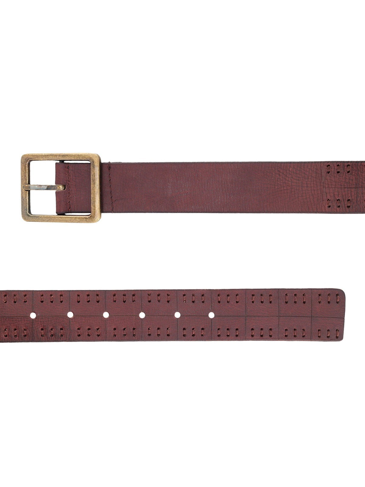 Casual Genuine Leather Men's Brown Belt