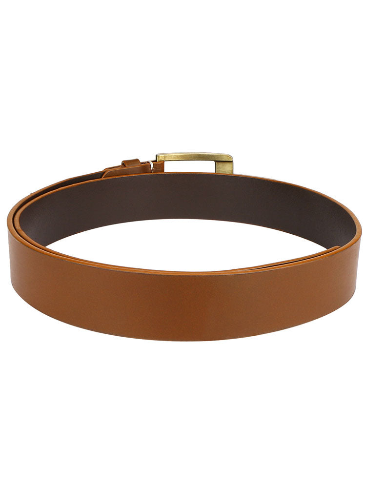 genuine leather tan oil pull up tan belt aw tnncfm033