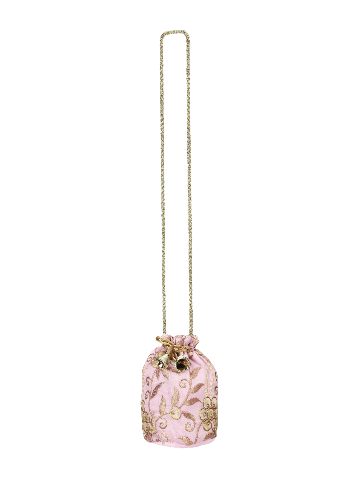 Pink Embroidered Potli Bag Aditi Wasan