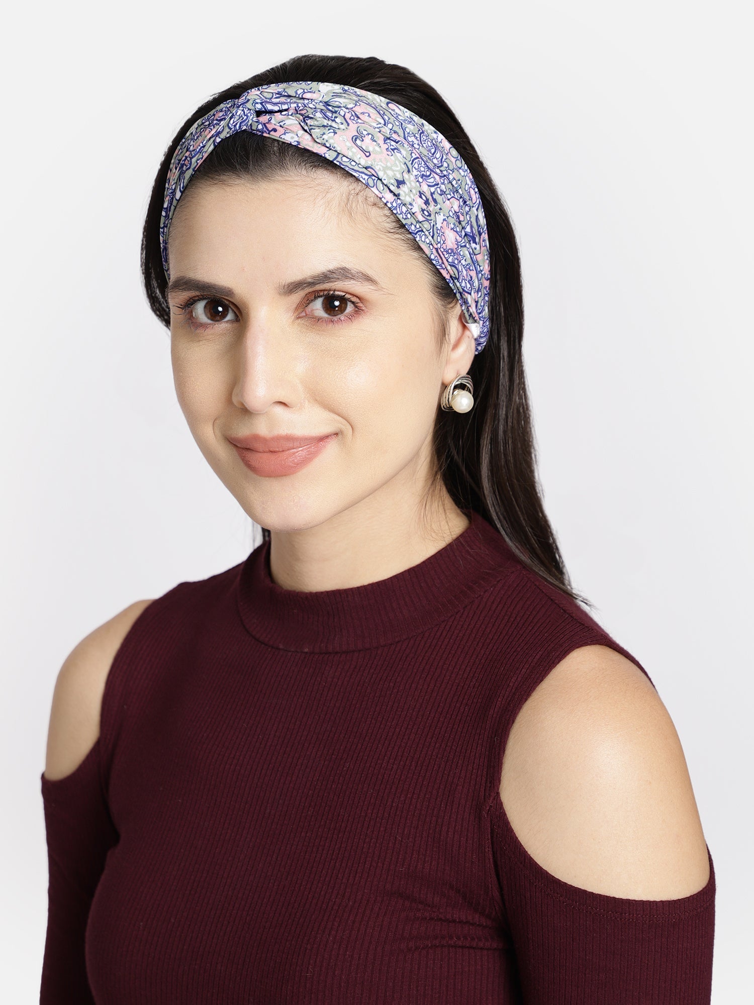 Multicolor Printed Headband Aditi Wasan