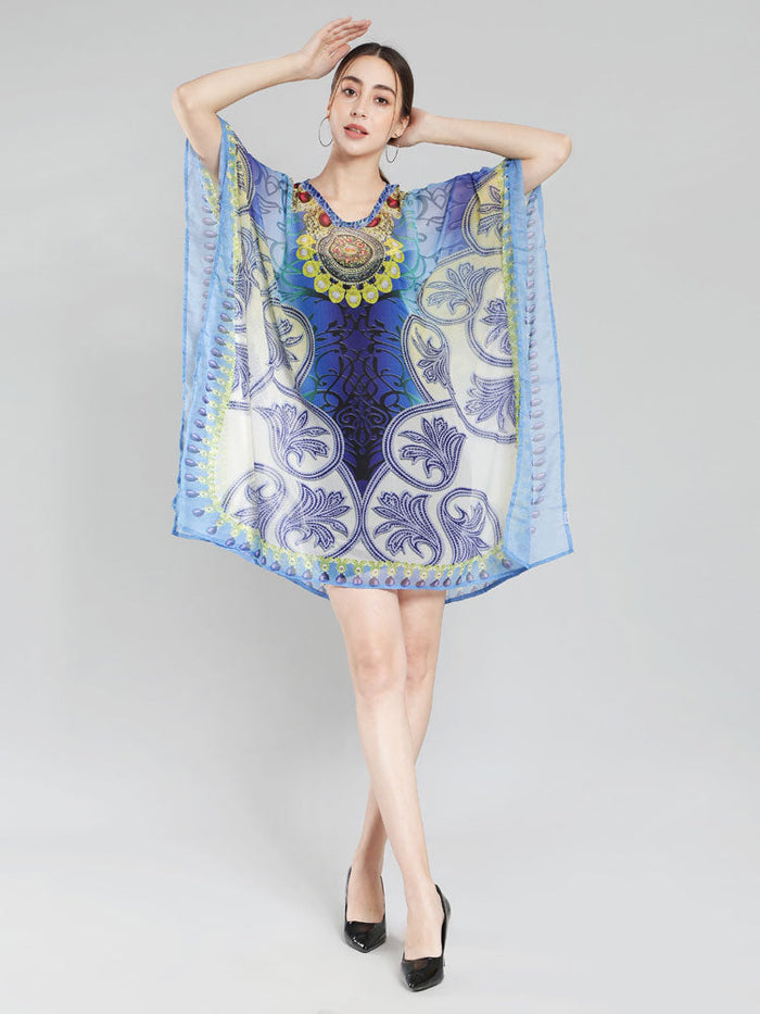 Aditi Wasan Blue Kaftan