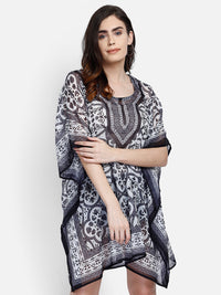 Black & White printed kaftan Aditi Wasan