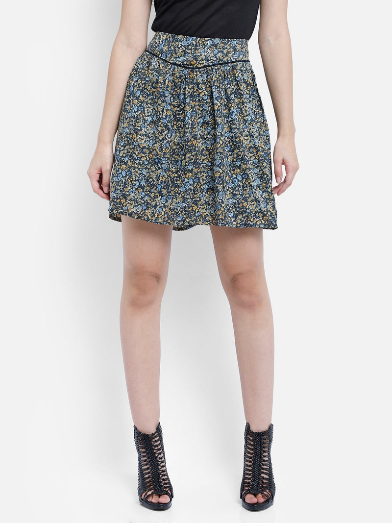 Floral print a-line mini skirt Aditi Wasan