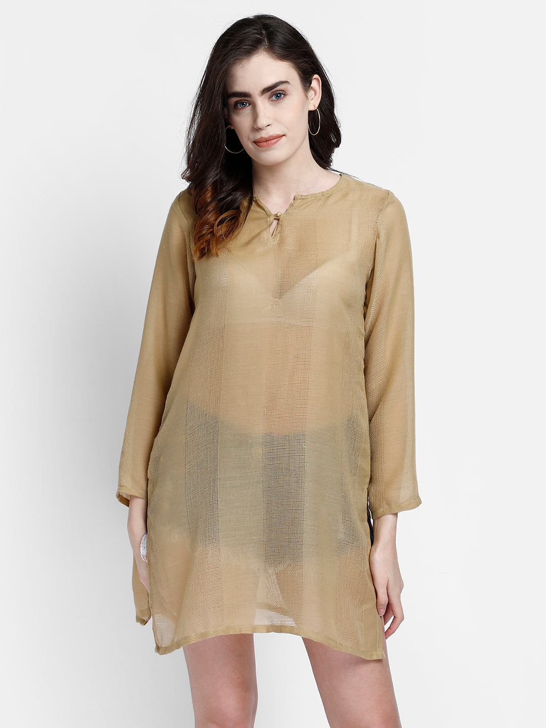 Sheer tunic shop dress