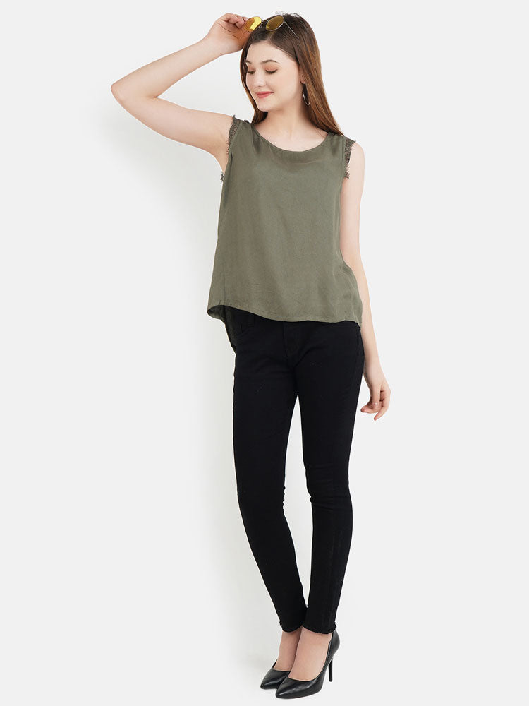 green-solid-sleevless-with-lace-inserts-top