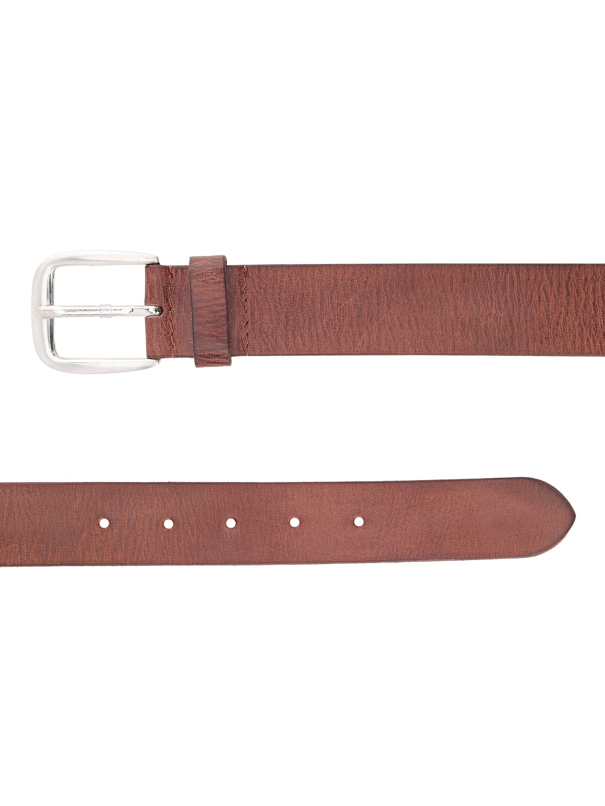 Genuine Leather Men's Casual Brown Belt