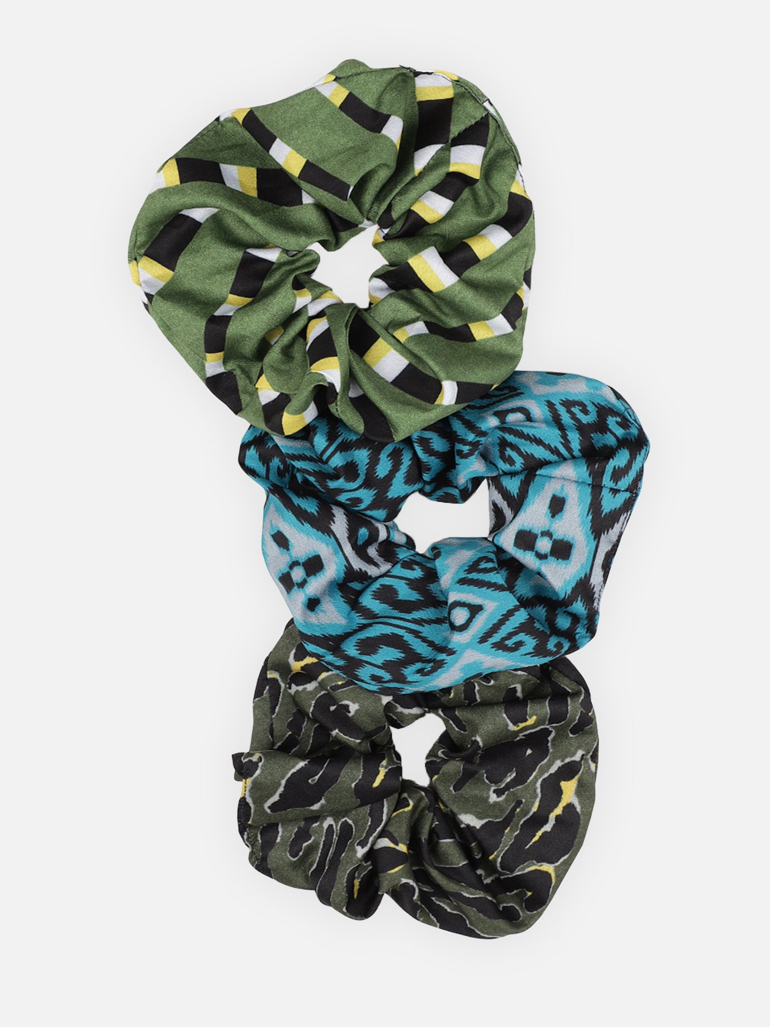 Printed scrunchies - Set of 3 Aditi Wasan