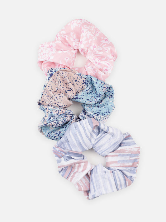 Printed scrunchies - Set of 3 - Aditi Wasan