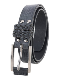 Anthra Black Blue Shade Genuine Leather Women's Belt