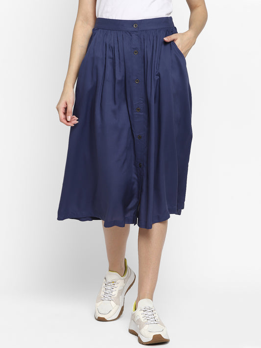 Blue Dirndl Skirt Aditi Wasan